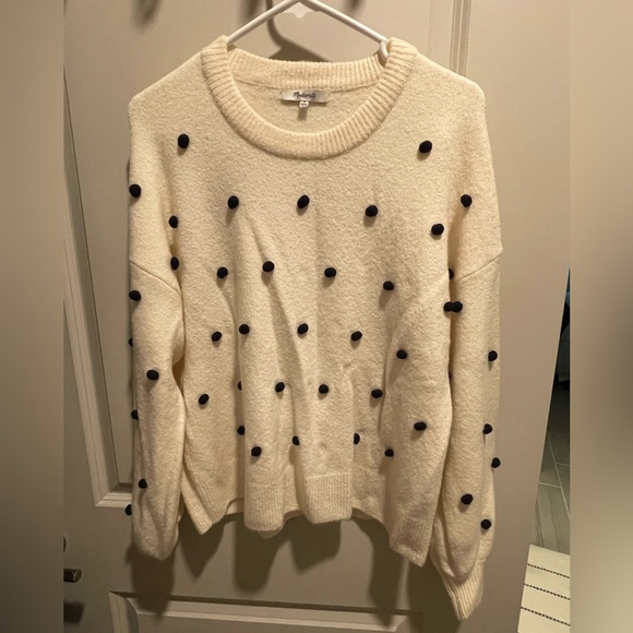 Madewell dot sweater, M, NWT - Picture 2 of 5